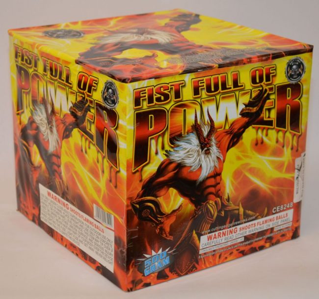500 Gram Finale Cake – Fist Full of Power 1