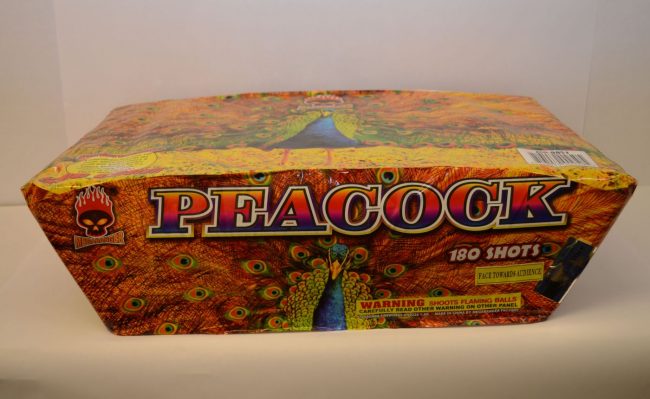 500 Gram Finale Cake – Peacock 1